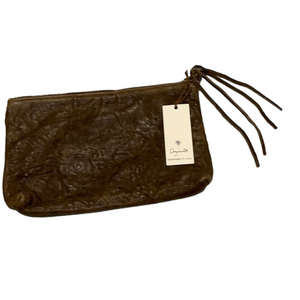 Dogeared Leather ‘It’s the Journey’ Zip Pouch - NWT